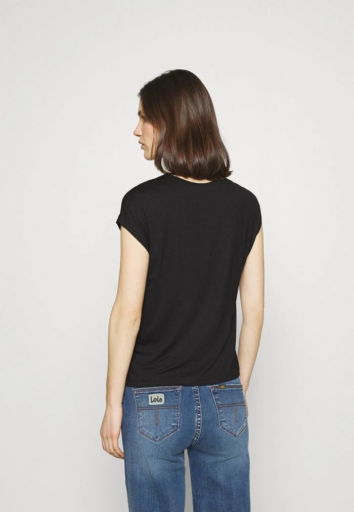 T-Shirt ANNA FIELD Anna Field Basic T-shirt Noir Femme | WJU-1080601